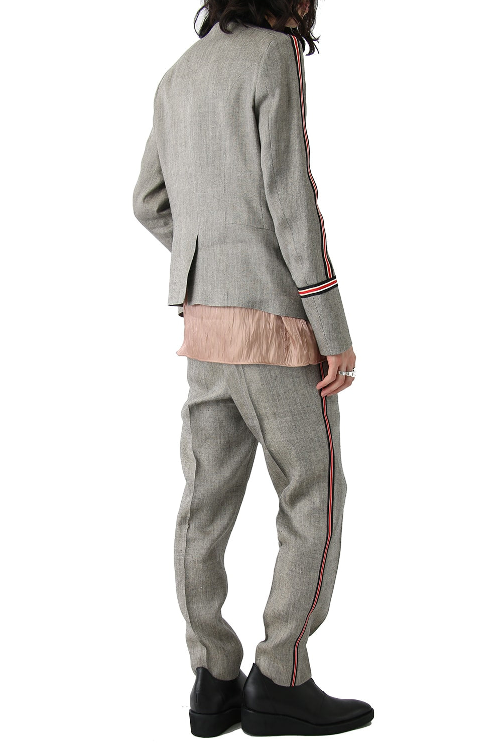 Linen Lame Ox DRAWSTRING EASY PANTS