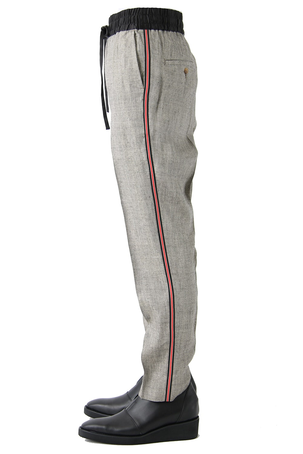 Linen Lame Ox DRAWSTRING EASY PANTS