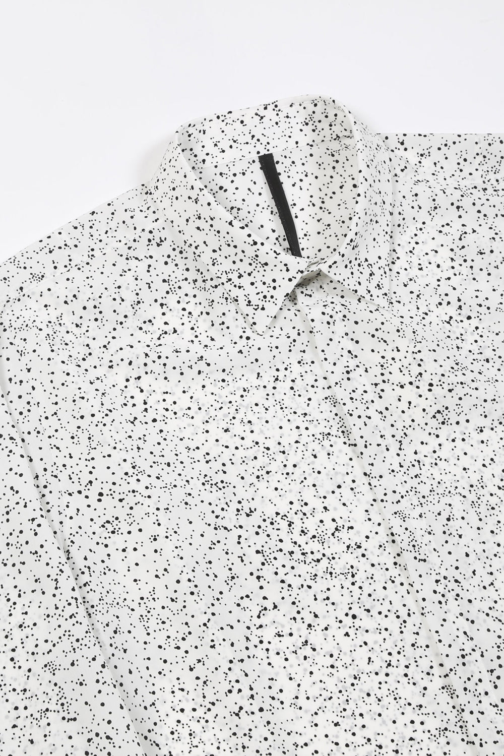 Dechine Random Dot print Regular Shirt Off White × Black