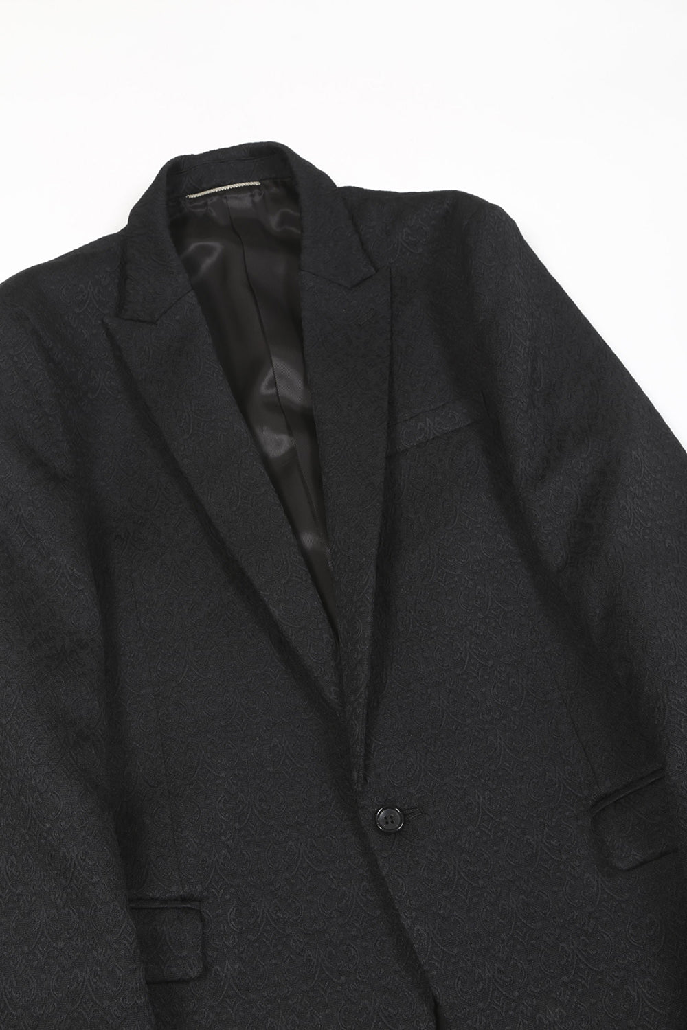 Ornament Jacquard 1B Jacket Black