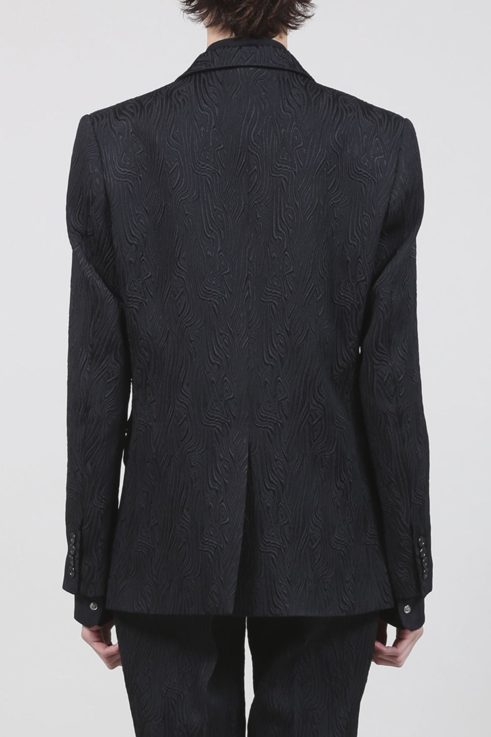 Bark jacquard 1B Jacket Black