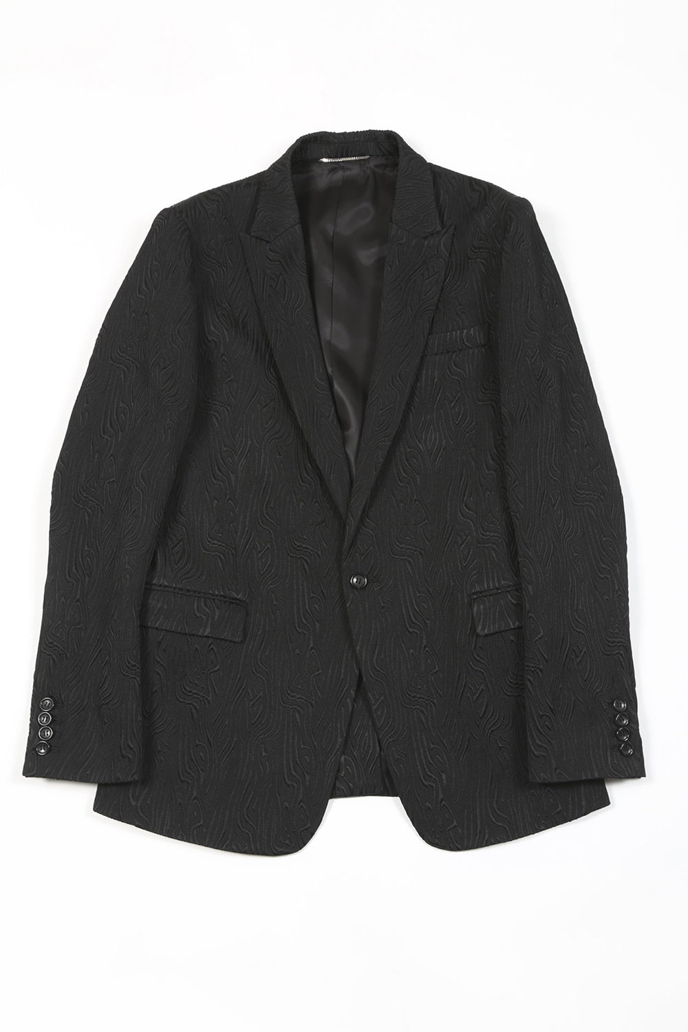 Bark jacquard 1B Jacket Black