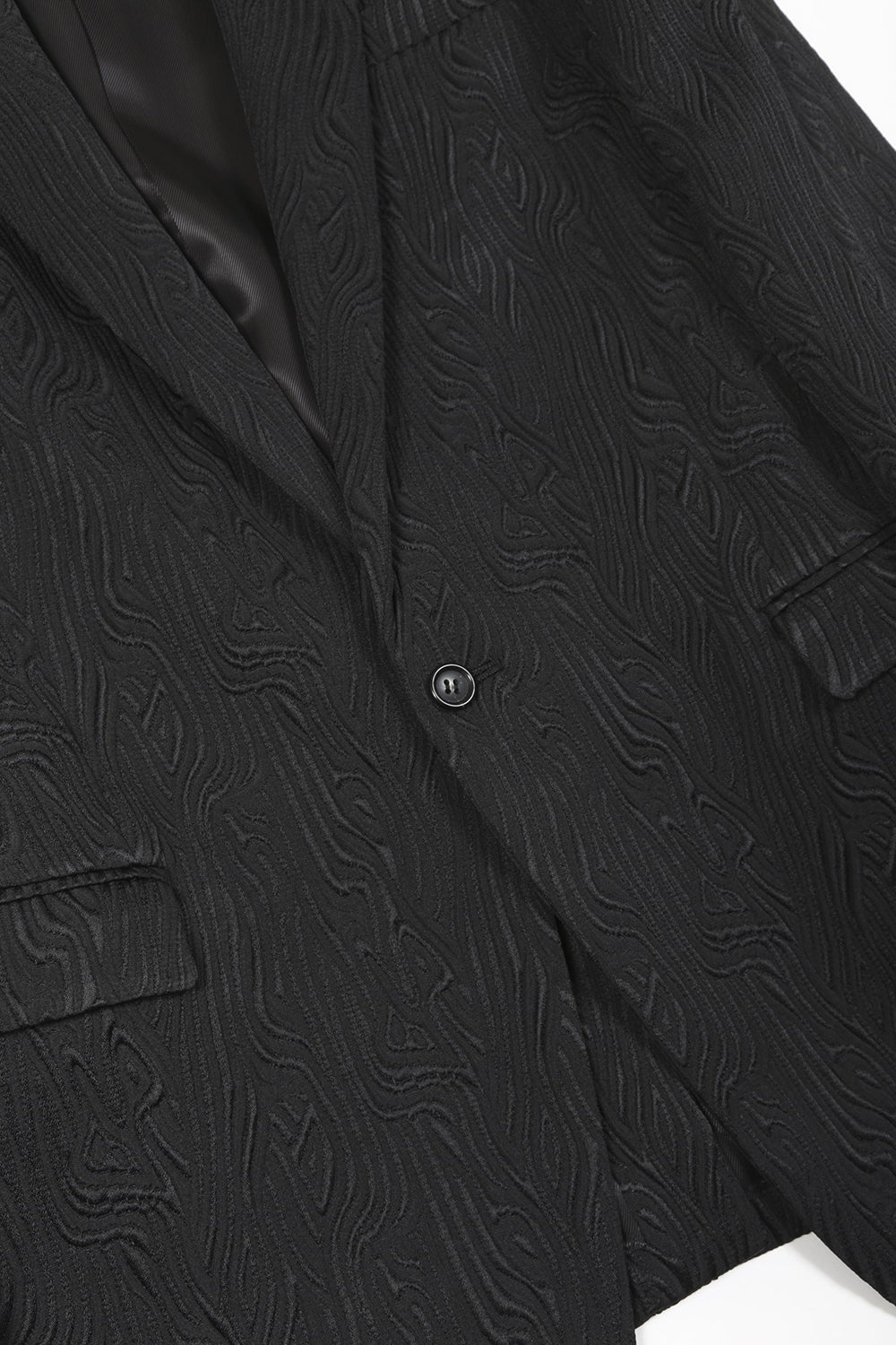 Bark jacquard 1B Jacket Black