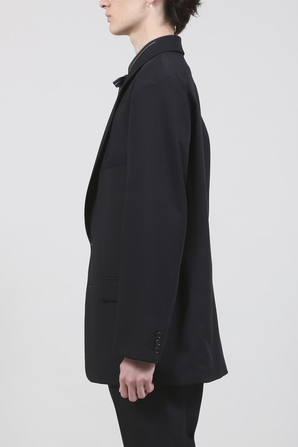 T/R Dry gabardine Stretch Daddy jacket Black