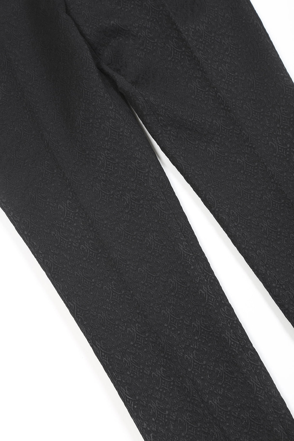 Ornament Jacquard Pants Black