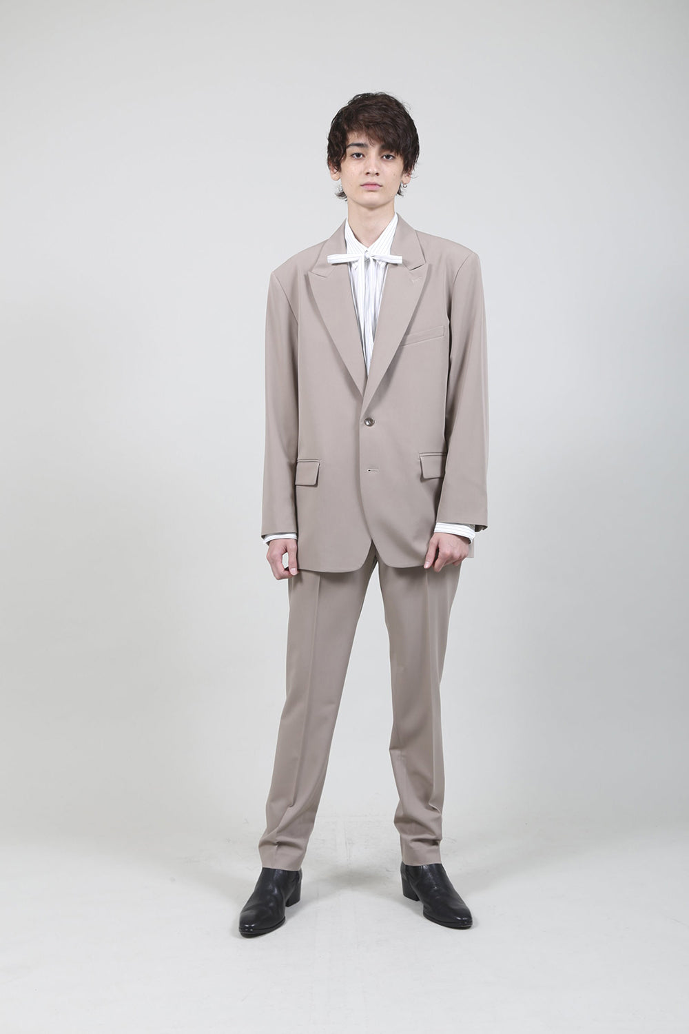 T/R Dry gabardine Stretch Pants Beige