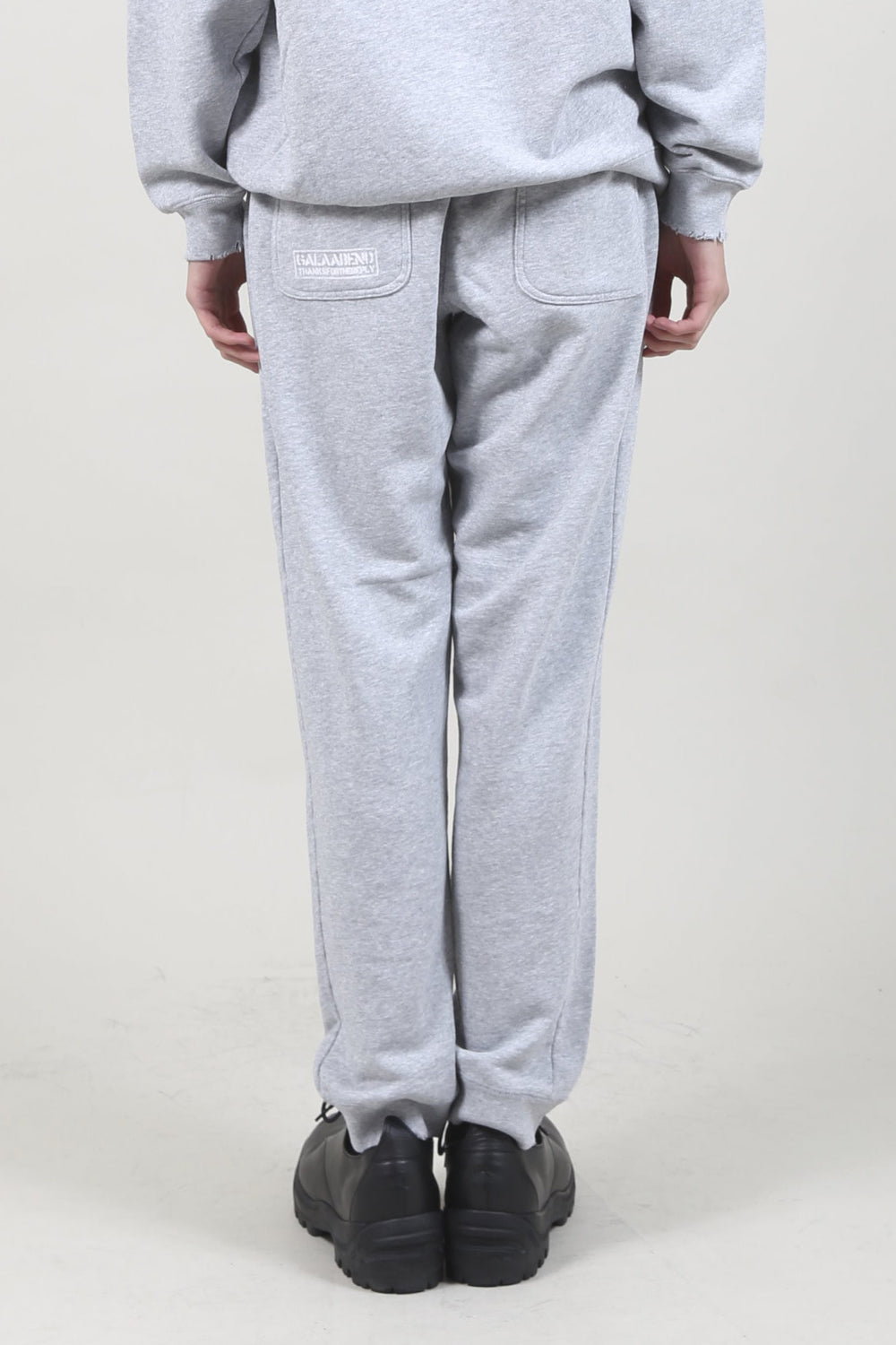 Middle Fleece Damage Sweat Pants Heather Gray