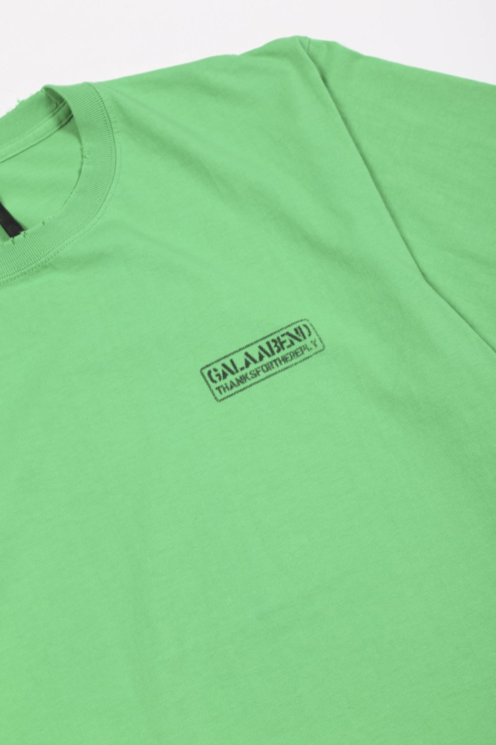 Heavy Weight Jersey Damage T-shirt Bright Green