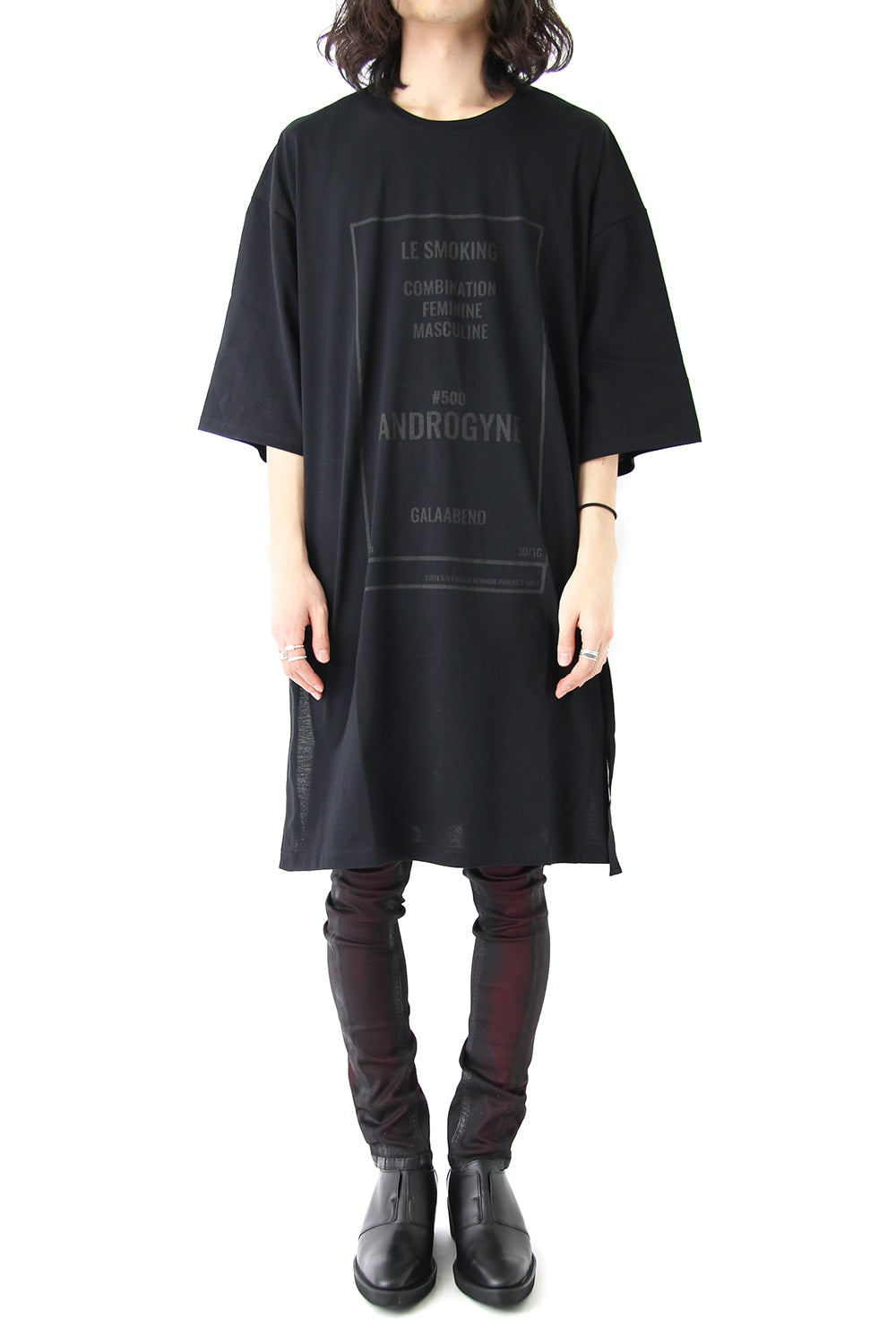 30/1 Mercerization Jersey Oversized PRINT TEE LONG