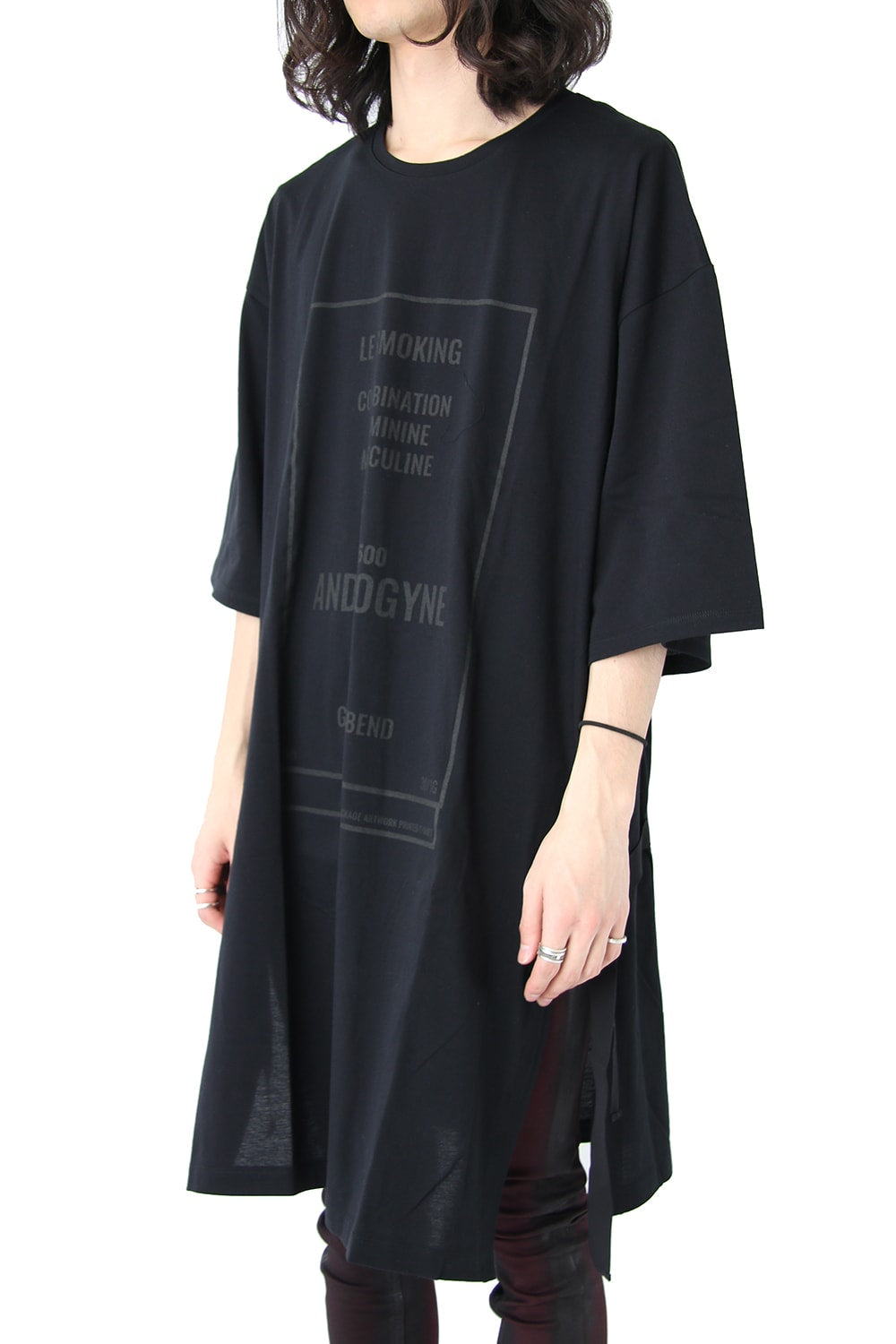 30/1 Mercerization Jersey Oversized PRINT TEE LONG