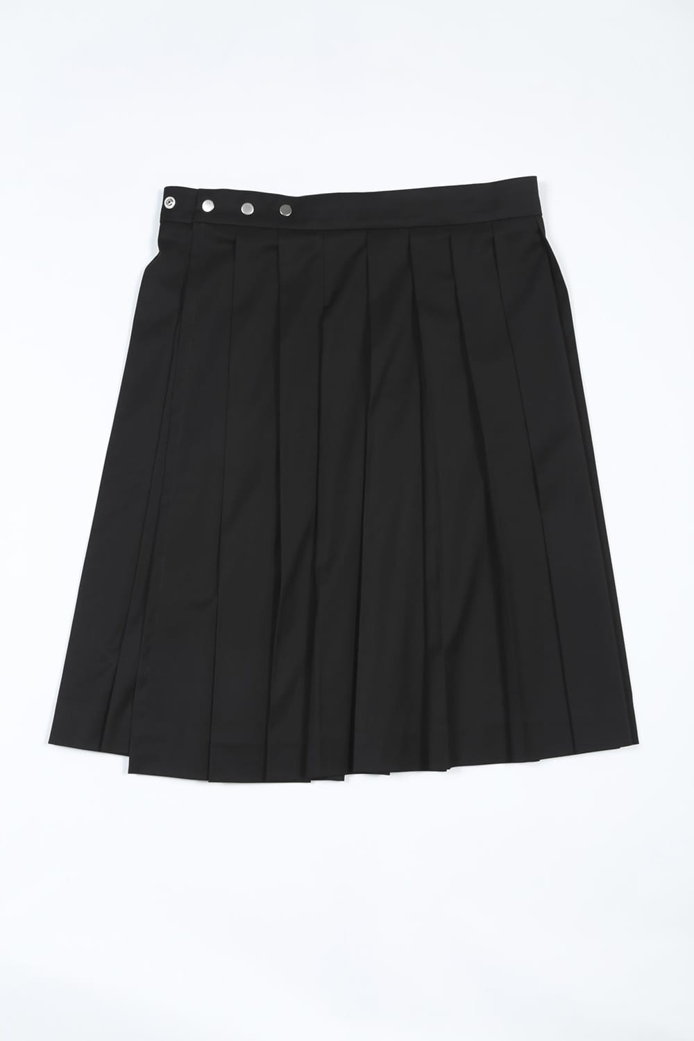 T/R Light Gaba Wrap Kilt Black