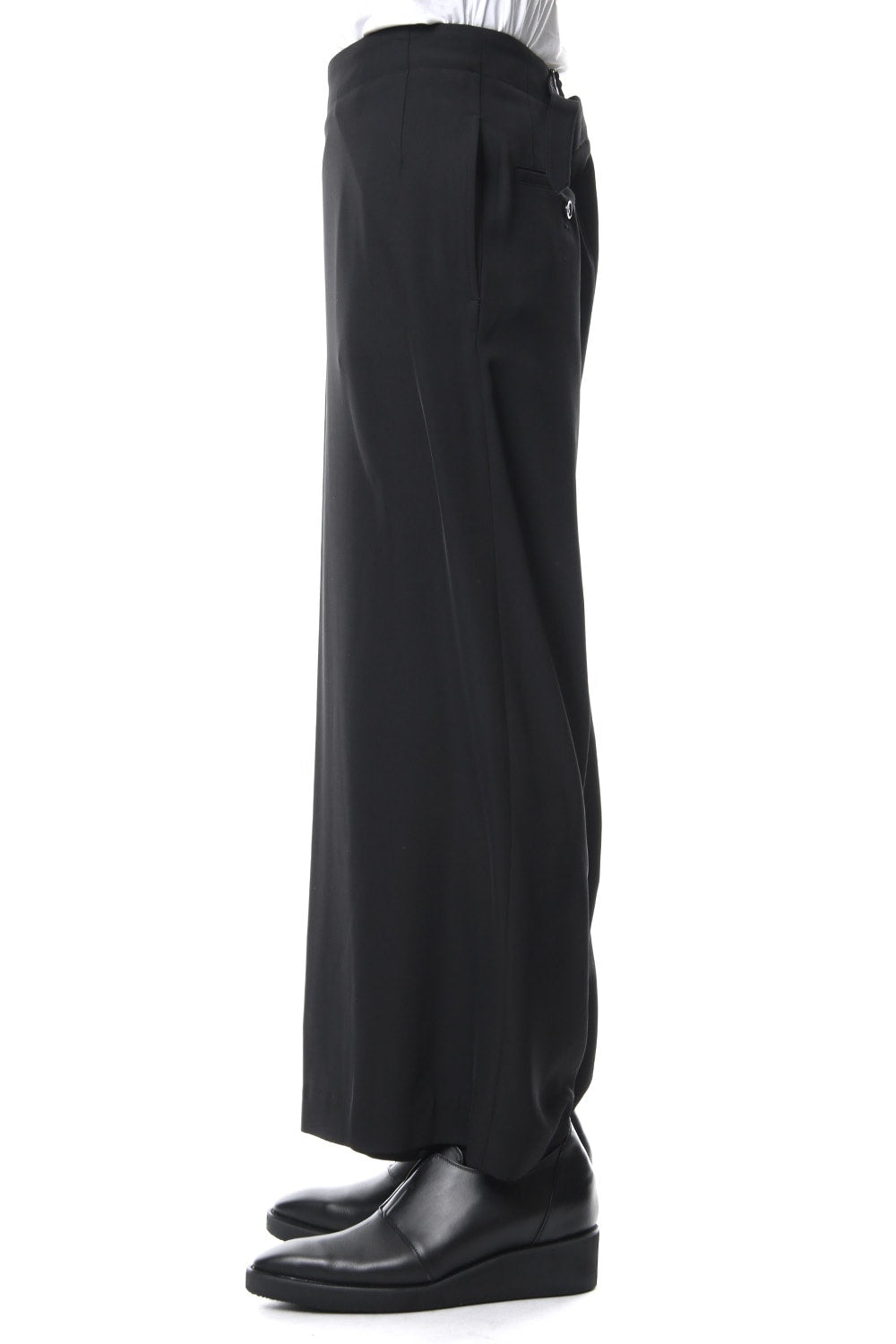 Dry Geogette Stretch Wrap Pants