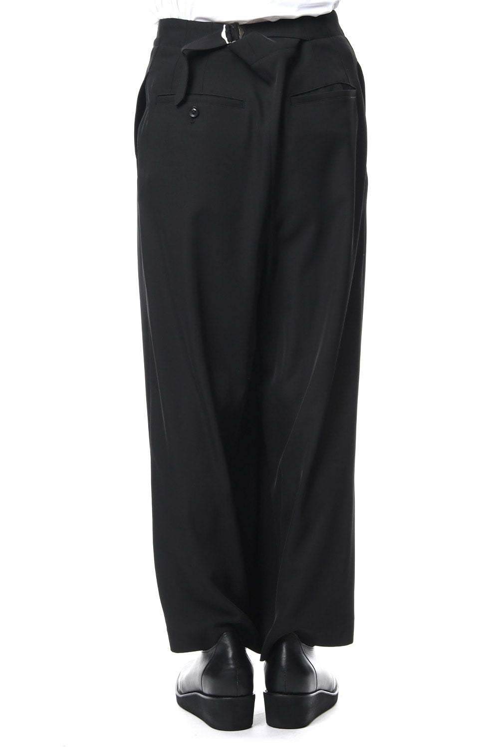 Dry Geogette Stretch Wrap Pants