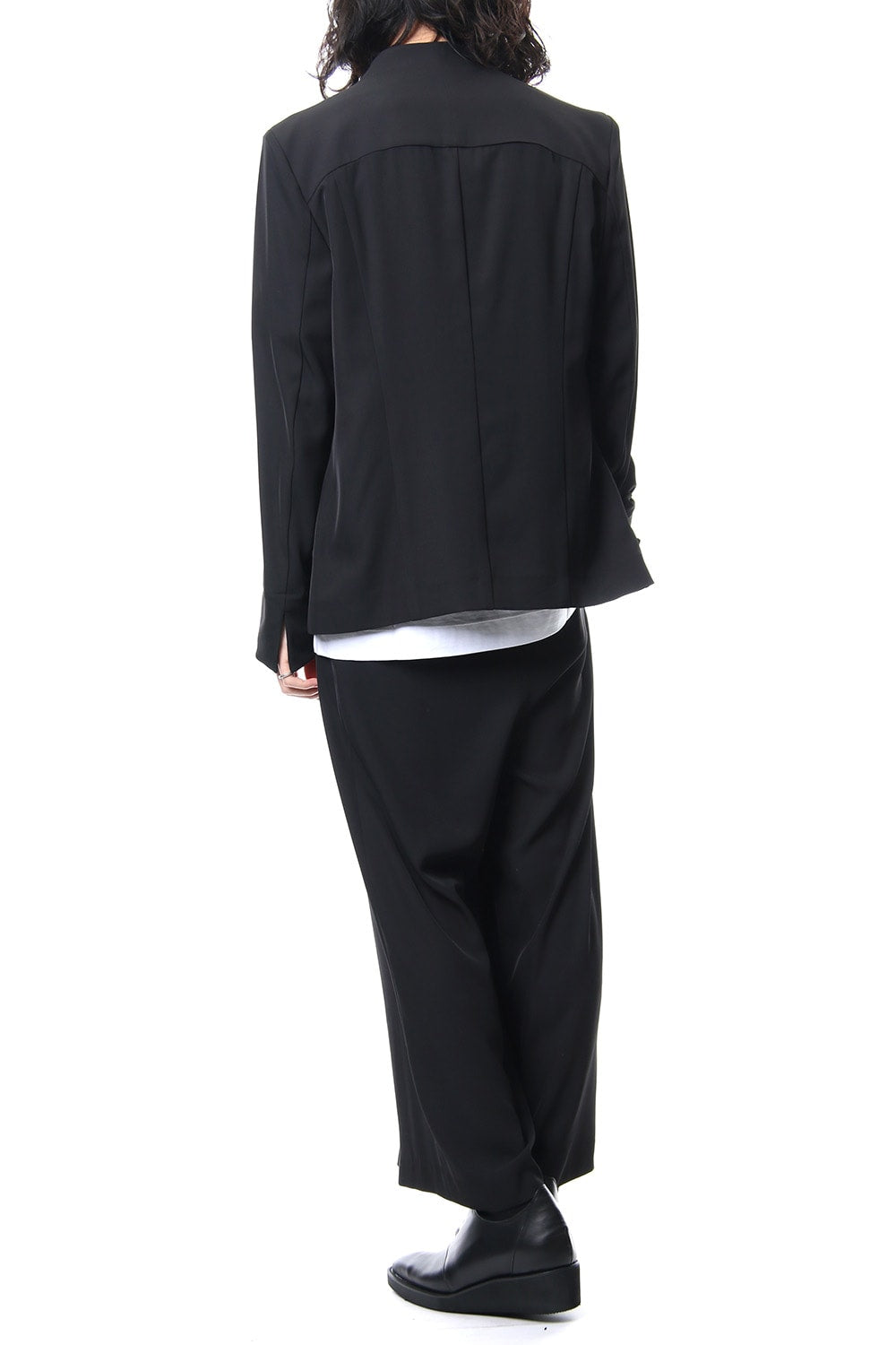 Dry Geogette Stretch Wrap Pants