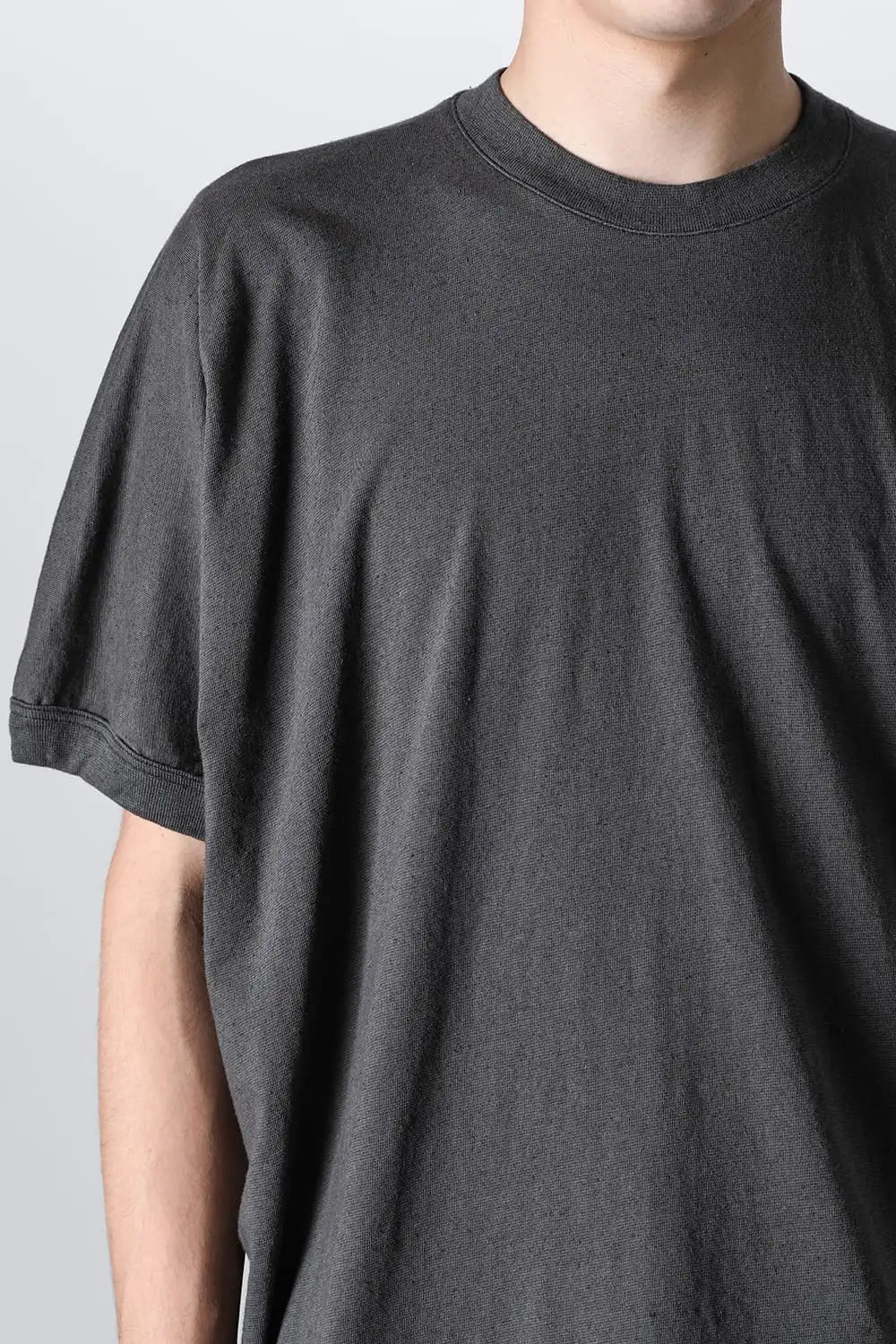 BASIC TEE Cotton Hemp Jersey BLACK