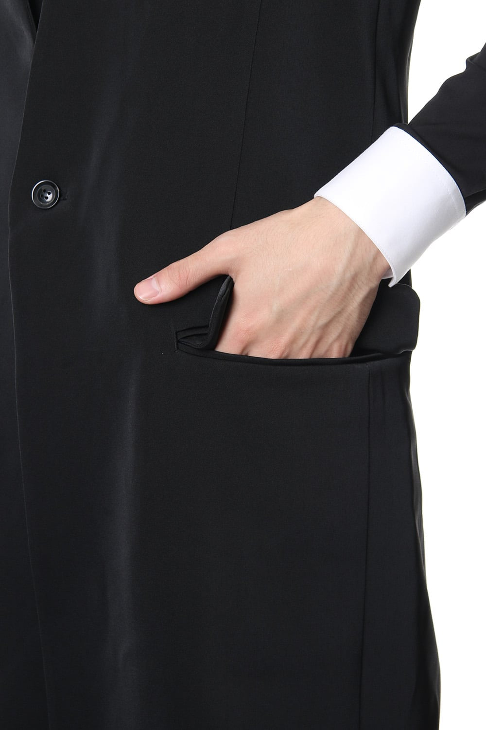 Georgette Stretch Long Vest