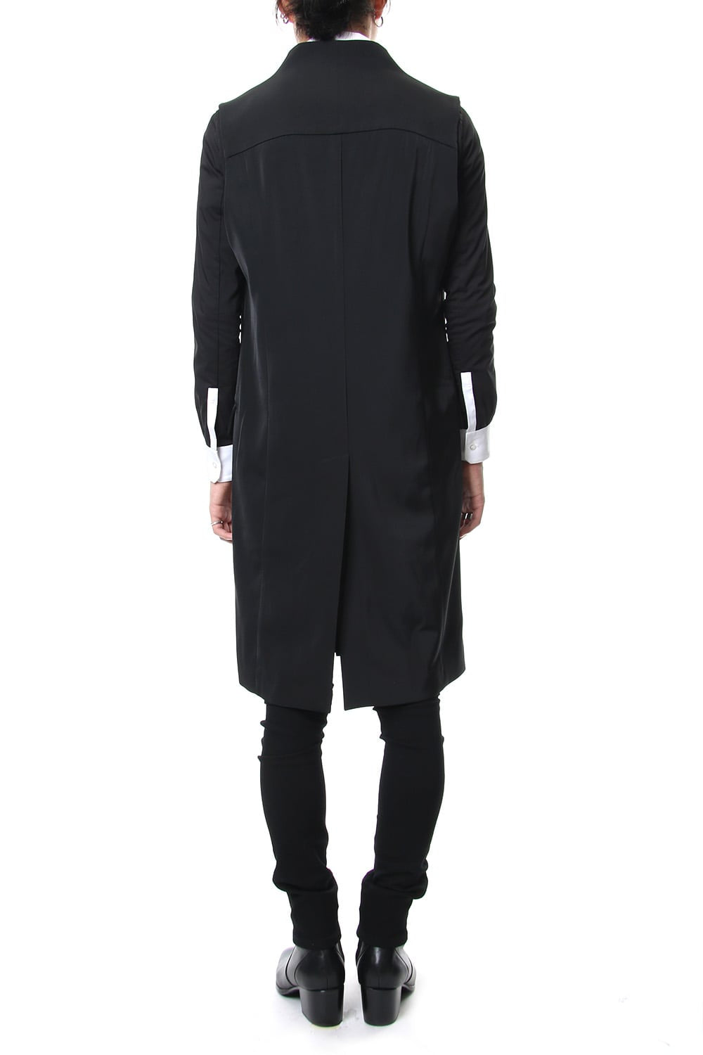 Georgette Stretch Long Vest