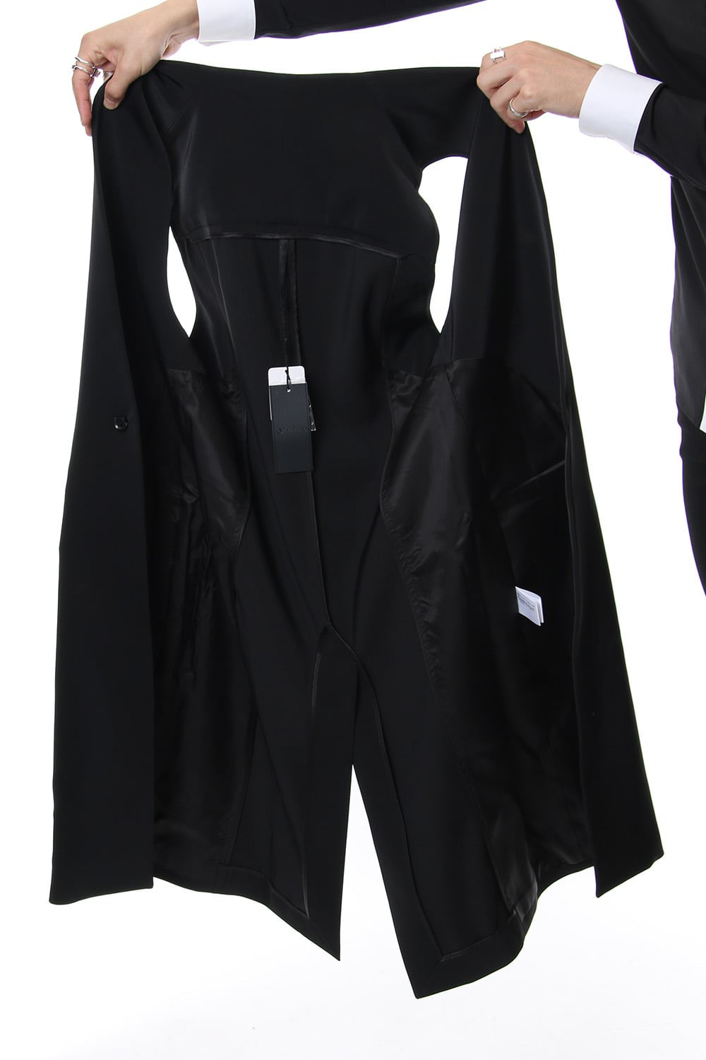 Georgette Stretch Long Vest