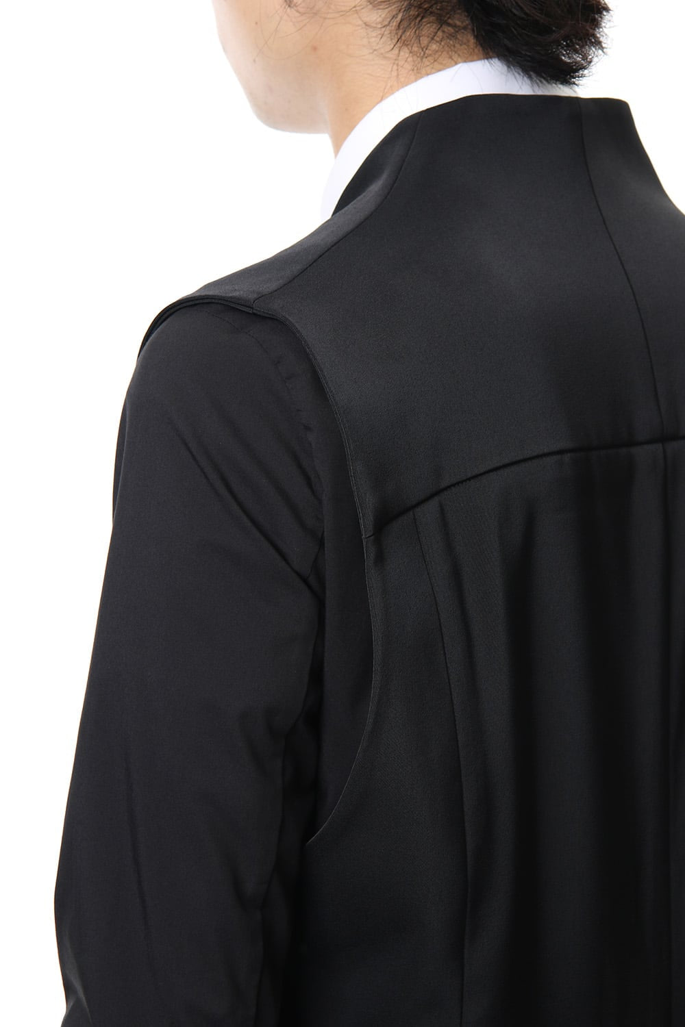 Georgette Stretch Long Vest