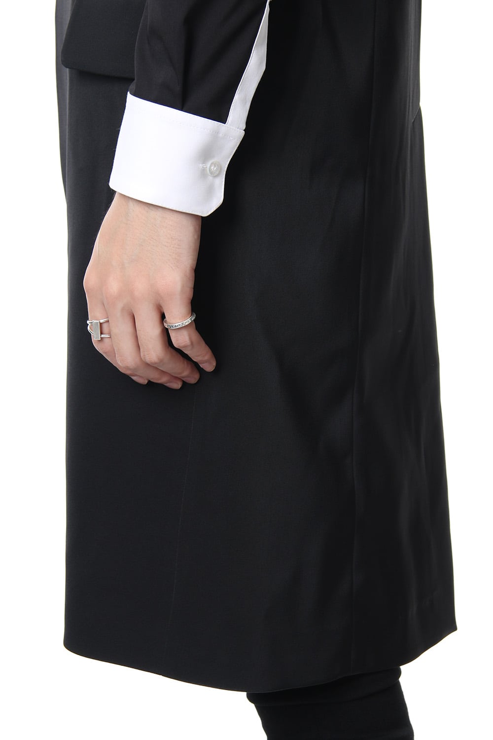 Georgette Stretch Long Vest