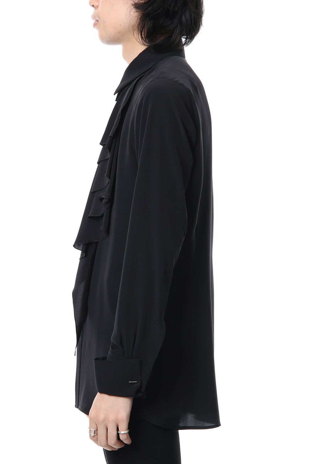 Lambert Crepe De Chine Frill Shirt