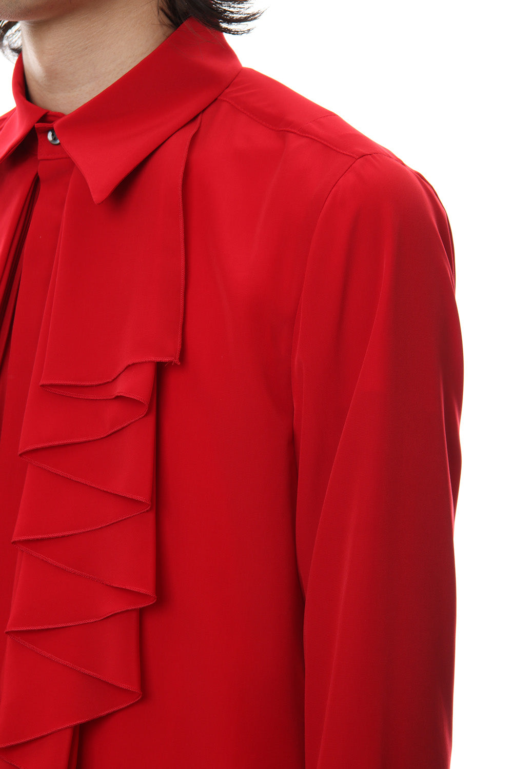 Lambert Crepe De Chine Frill Shirt