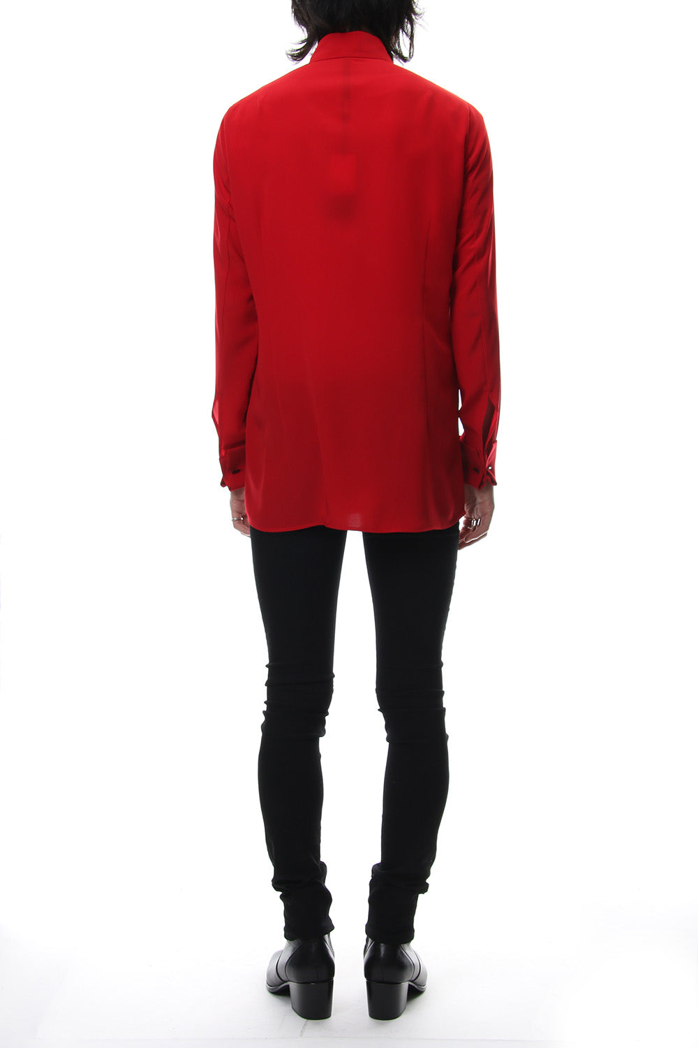 Lambert Crepe De Chine Frill Shirt