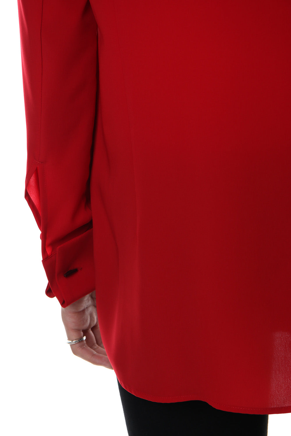 Lambert Crepe De Chine Frill Shirt