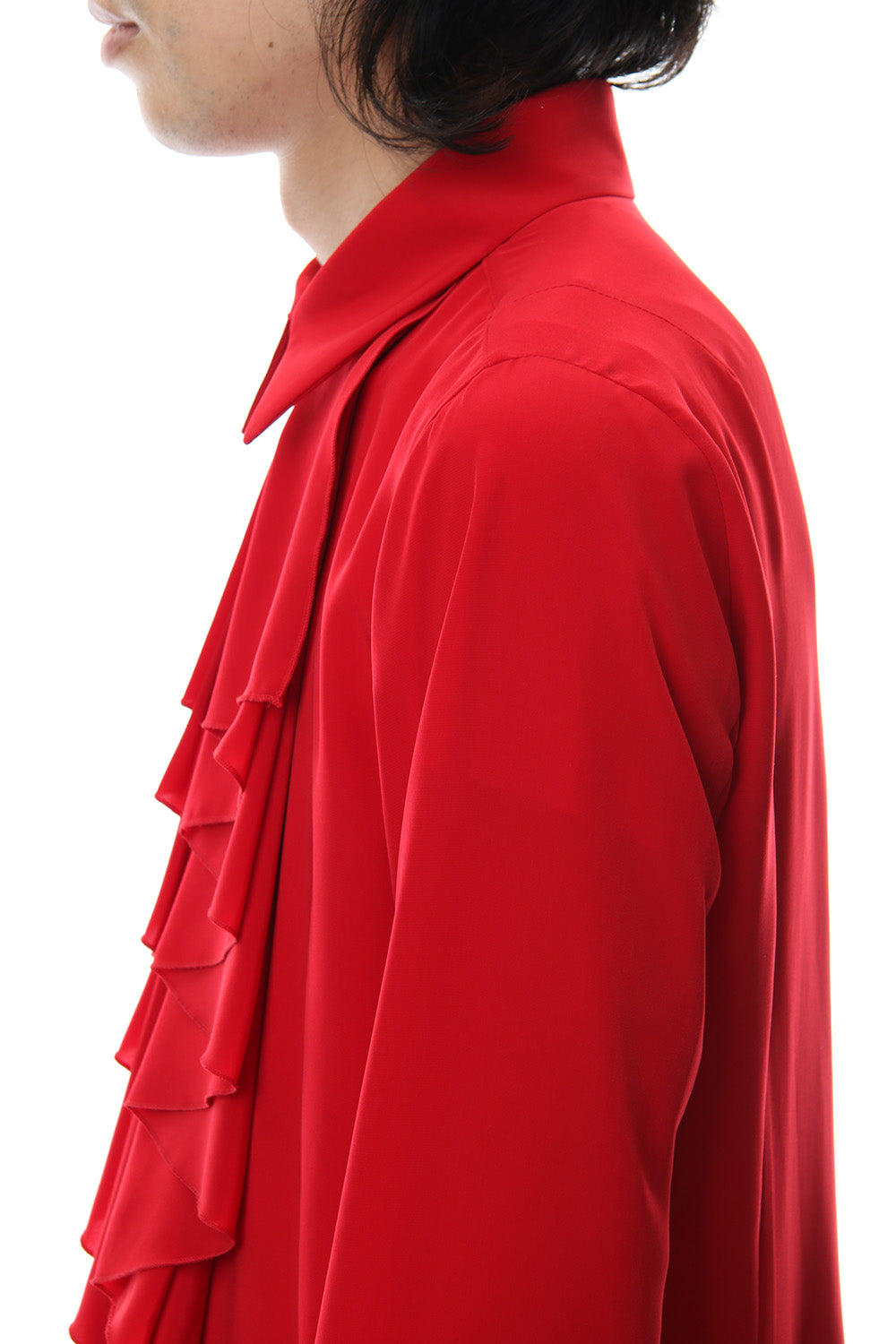 Lambert Crepe De Chine Frill Shirt