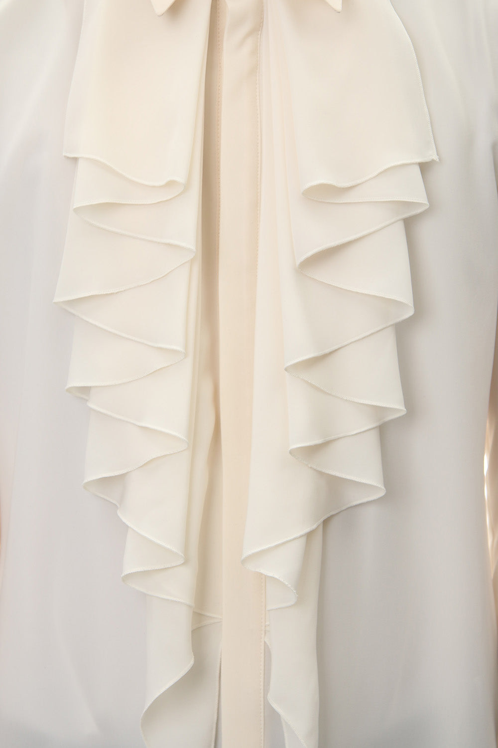 Lambert Crepe De Chine Frill Shirt