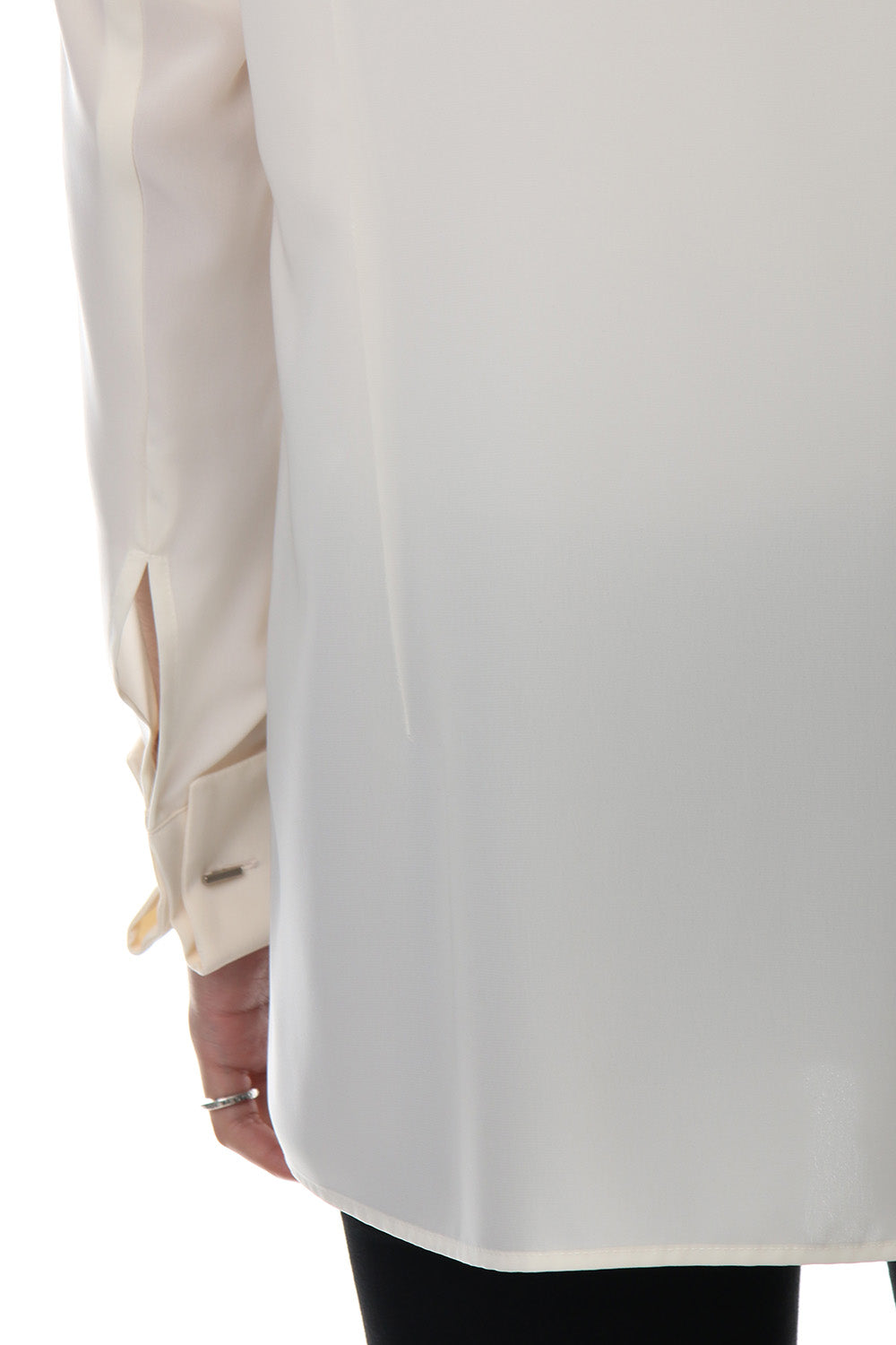 Lambert Crepe De Chine Frill Shirt