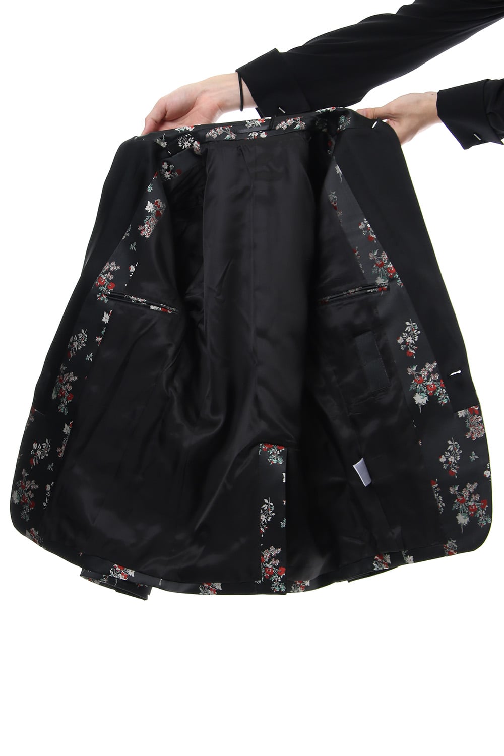 Satin Flower Jacquard 1B Jacket