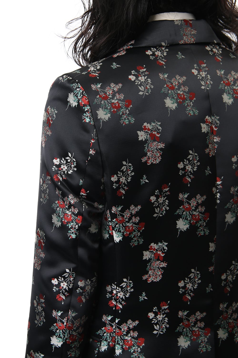 Satin Flower Jacquard 1B Jacket