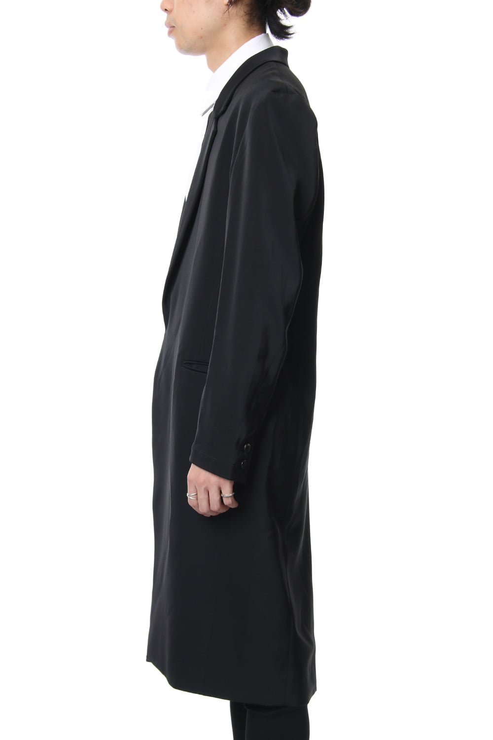 Georgette Stretch Gown Coat