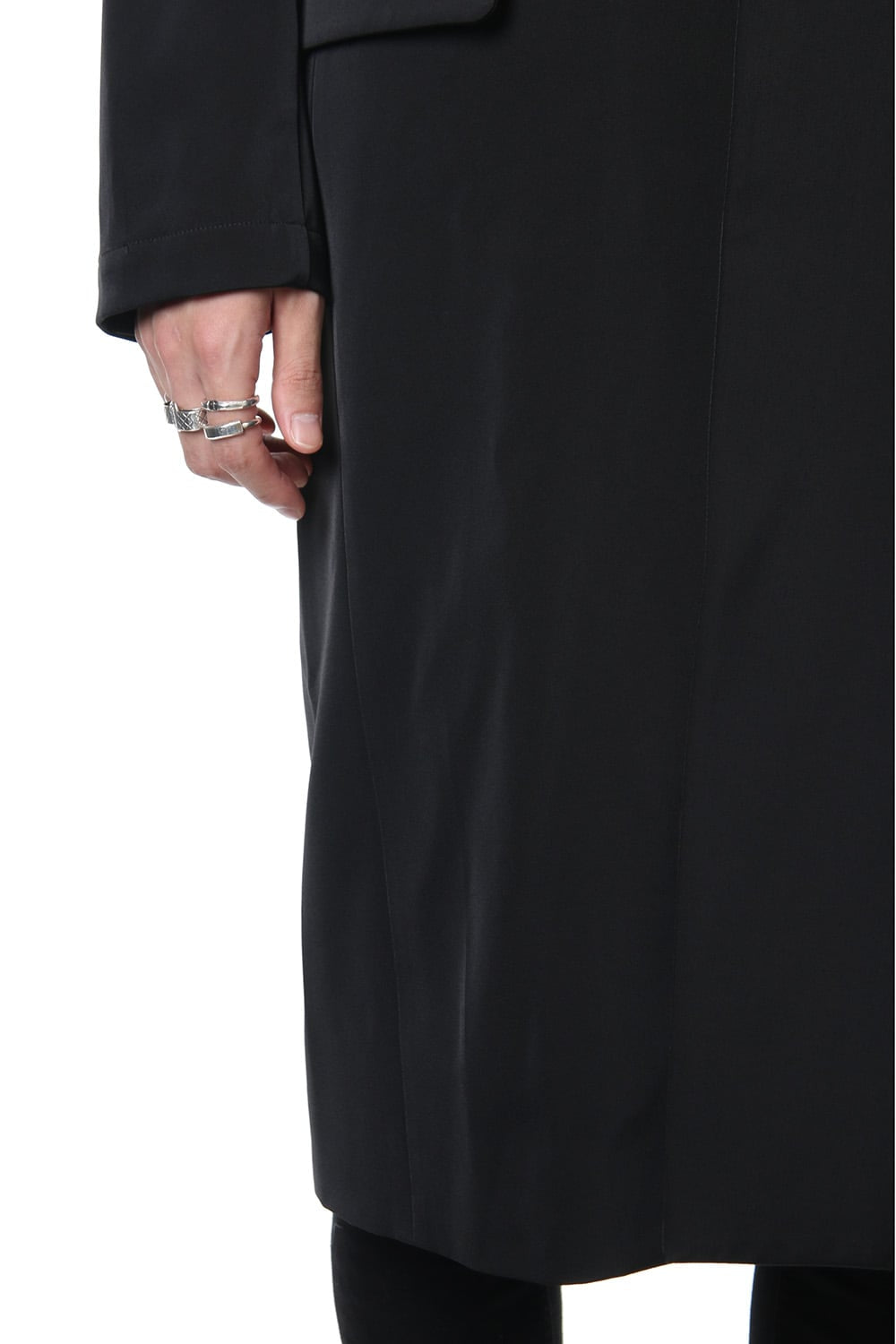 Georgette Stretch Gown Coat