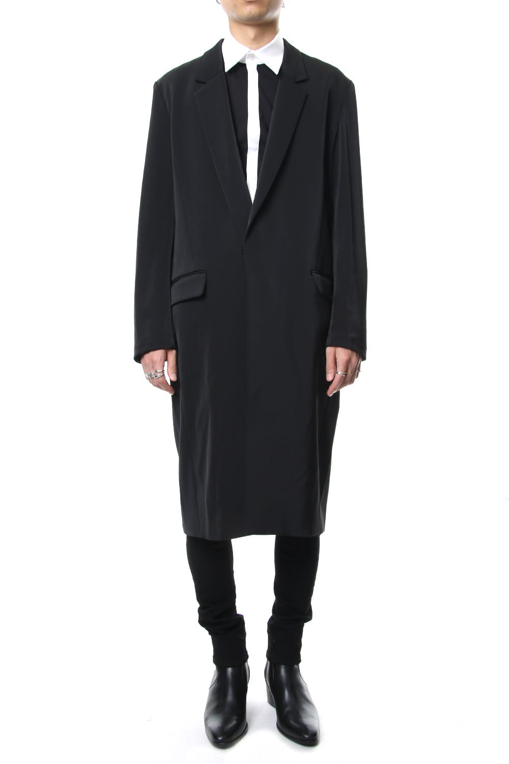 Georgette Stretch Gown Coat