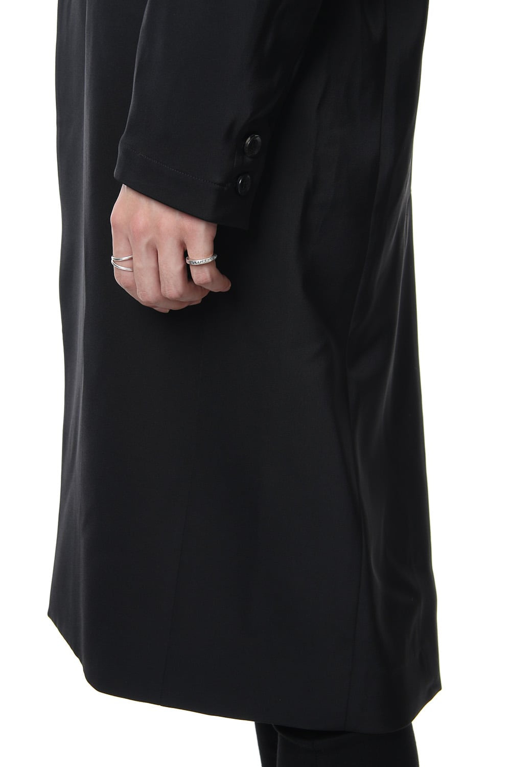 Georgette Stretch Gown Coat