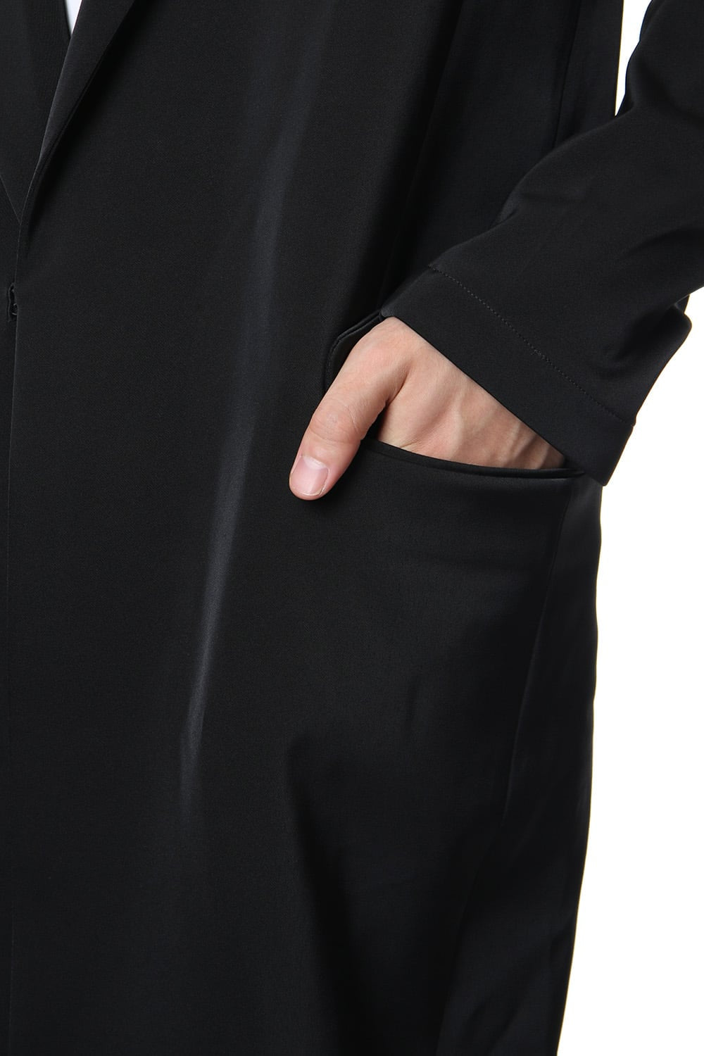 Georgette Stretch Gown Coat