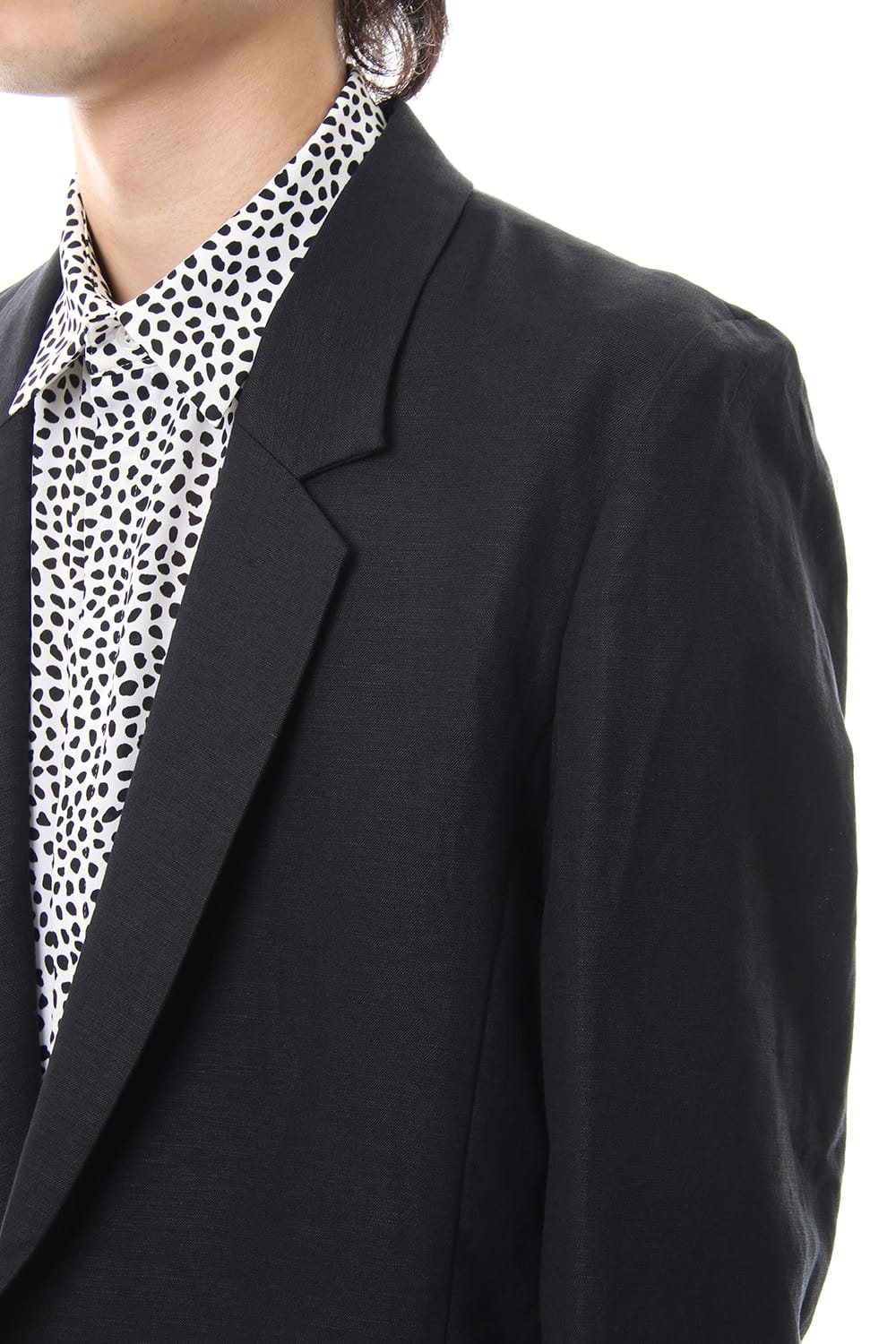 Ry/L Easy cross bio washer long jacket Black