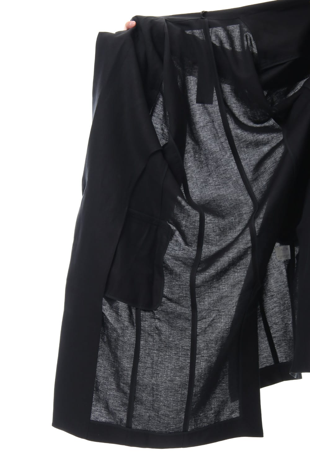 Ry/L Easy cross bio washer long jacket Black