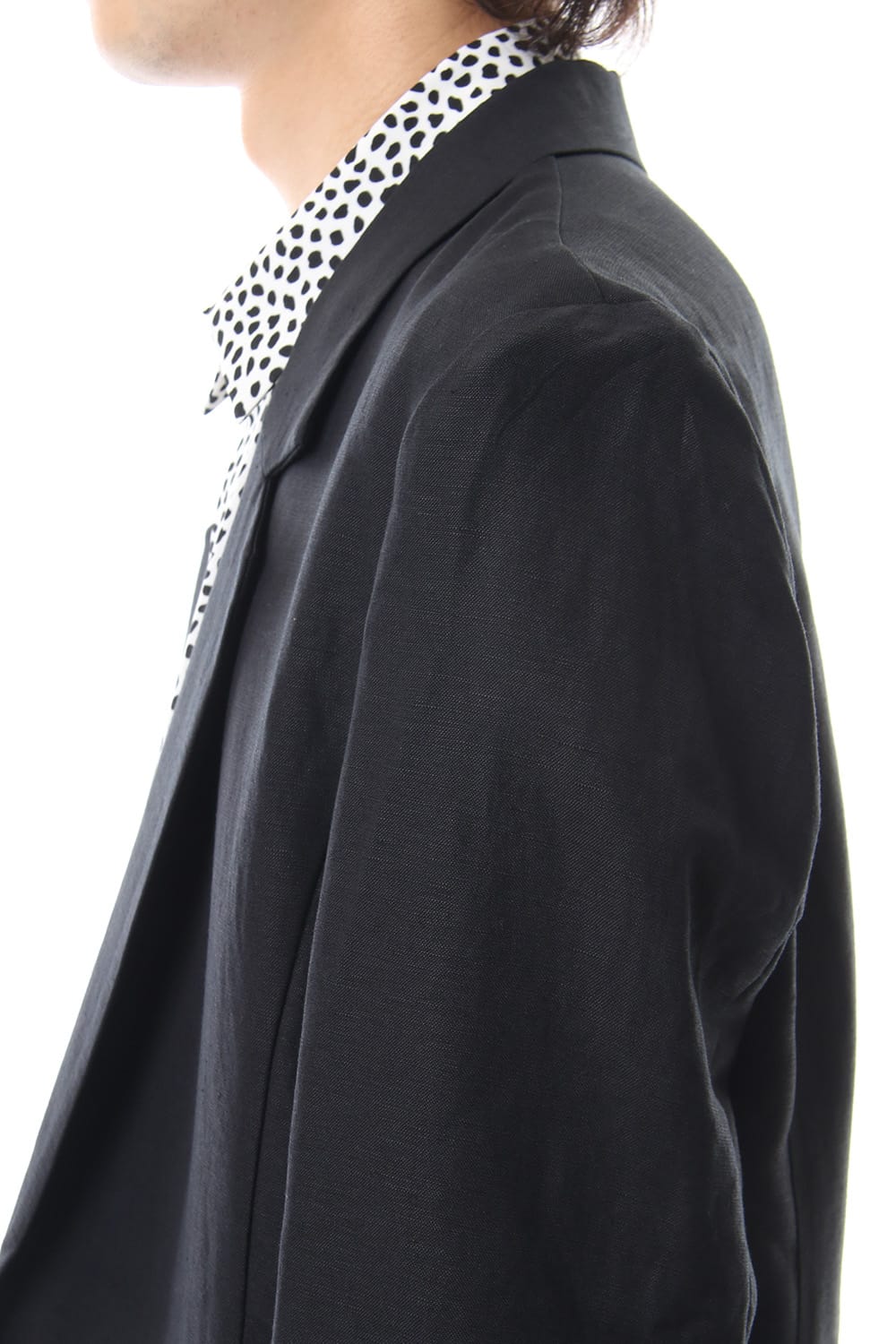 Ry/L Easy cross bio washer long jacket Black