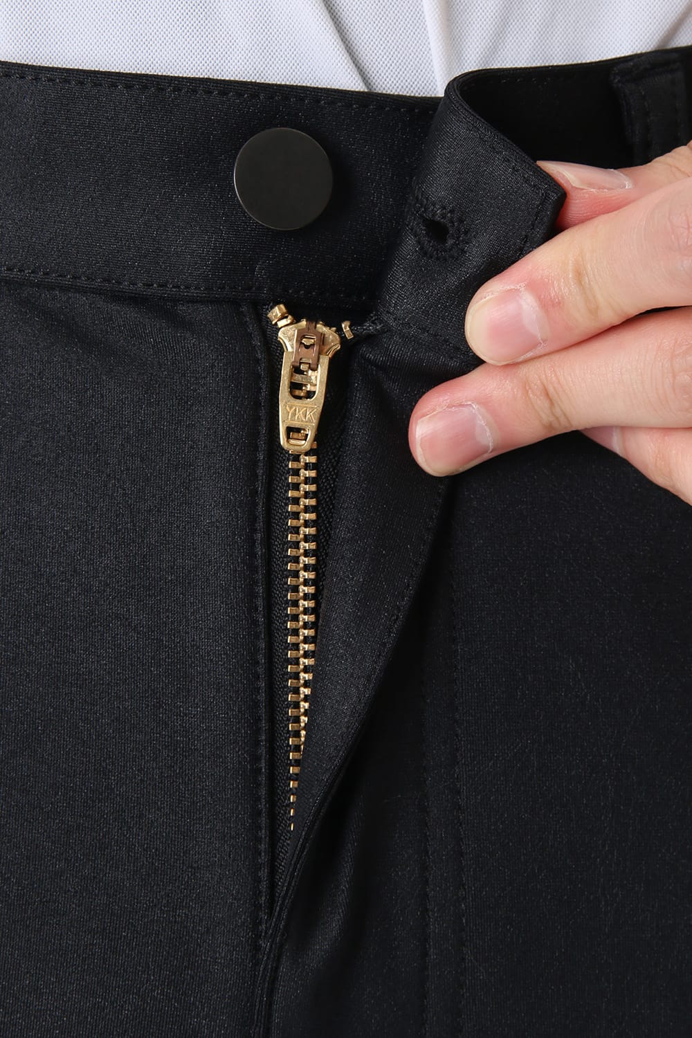 Leather-like high tension stretch leggings pants