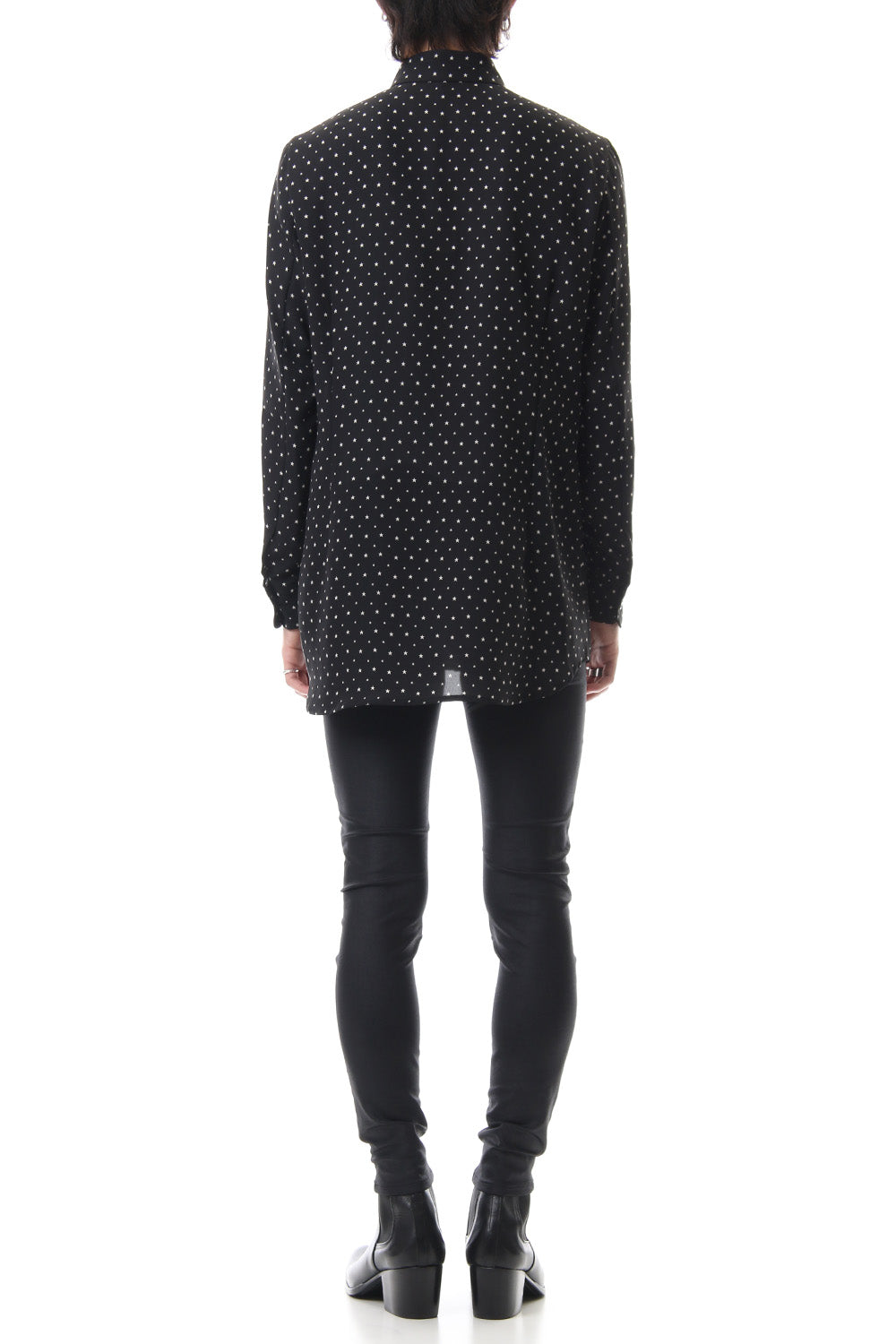 Leather-like high tension stretch leggings pants