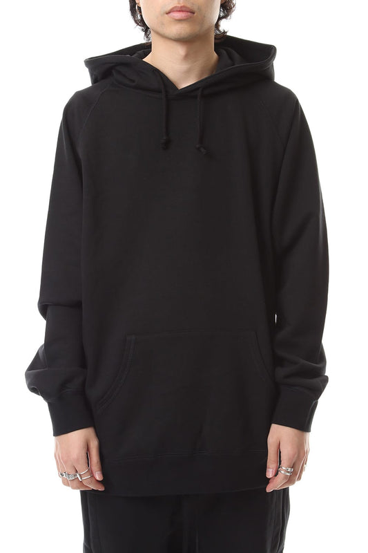 Middle fleece hoodie Black