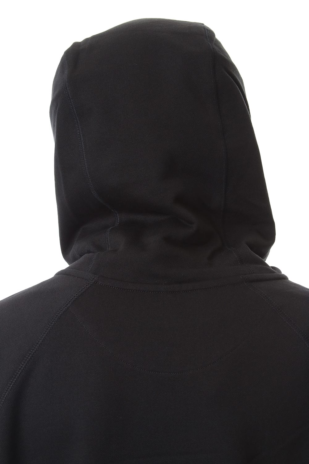 Middle fleece hoodie Black