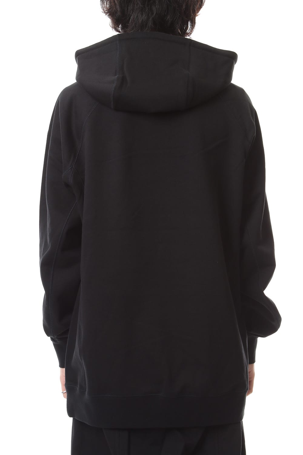 Middle fleece hoodie Black