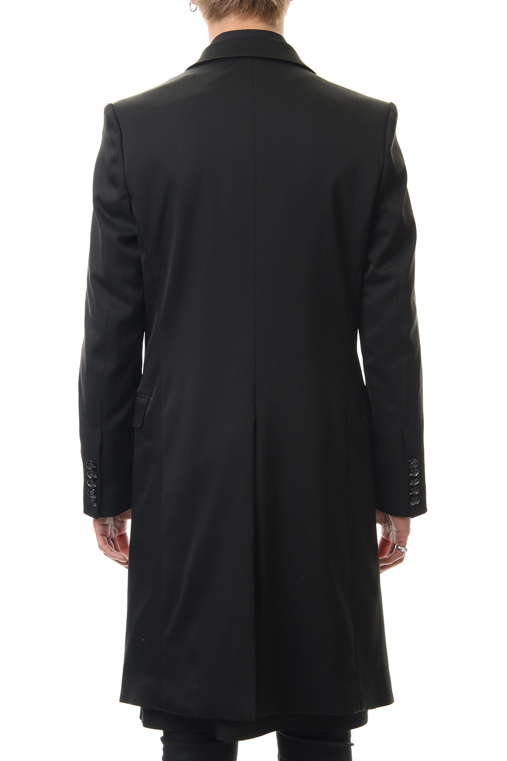 Hybrid French Twill Long Jacket Black