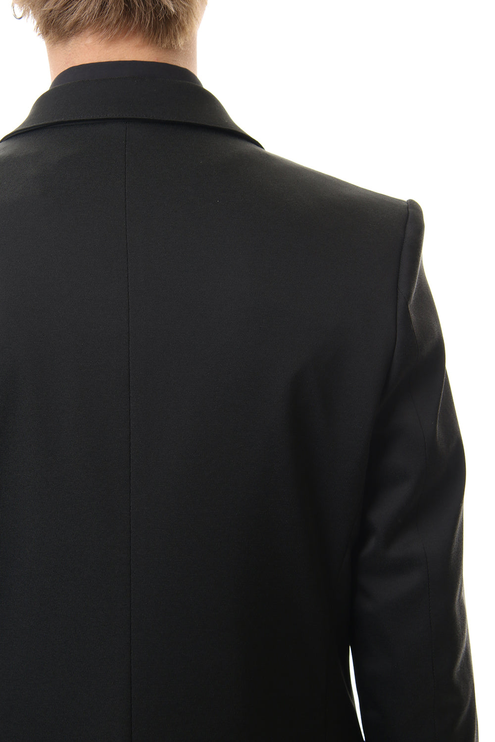 Hybrid French Twill Long Jacket Black