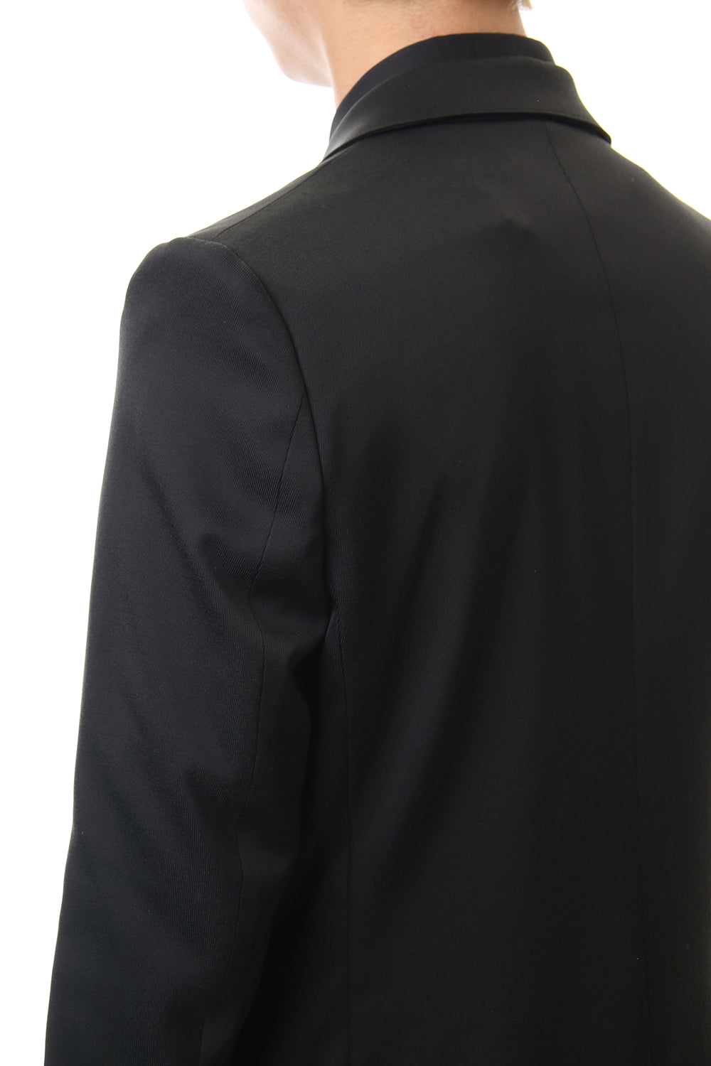 Hybrid French Twill Long Jacket Black