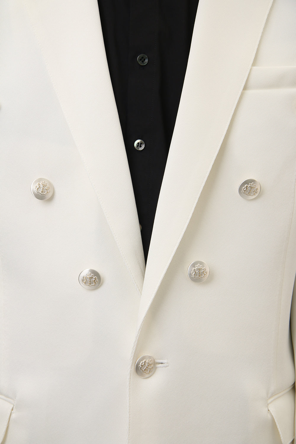 Hybrid French Twill Long Jacket (Off White)